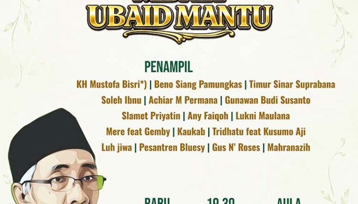 Mbah Ubaid Mantu, Tasyakuran Pernikahan Putri KH Ubaidullah Shodaqoh