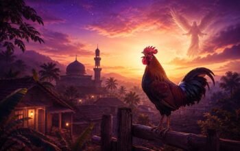 Doa ketika ayam berkokok
