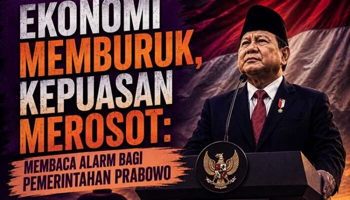 Ekonomi Memburuk, Kepuasan Merosot: Membaca Alarm bagi Pemerintahan Prabowo dari Survei SMRC