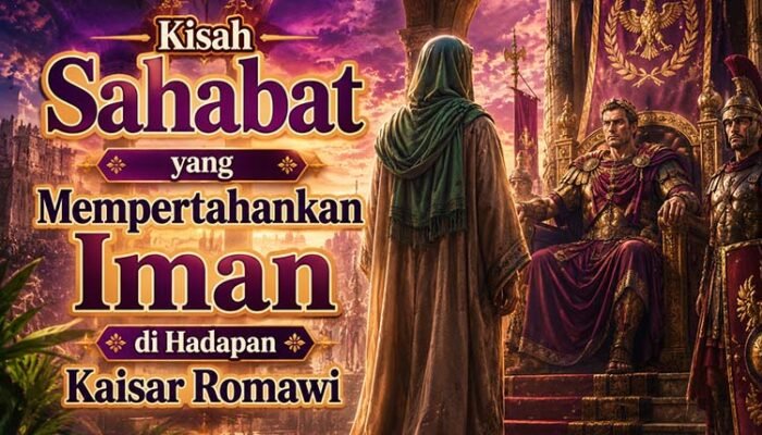 Kisah Sahabat yang Mempertahankan Iman di Hadapan Kaisar Romawi, Menggetarkan Hati